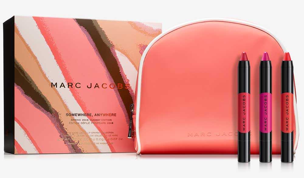 marc jacobs kit make up labbra