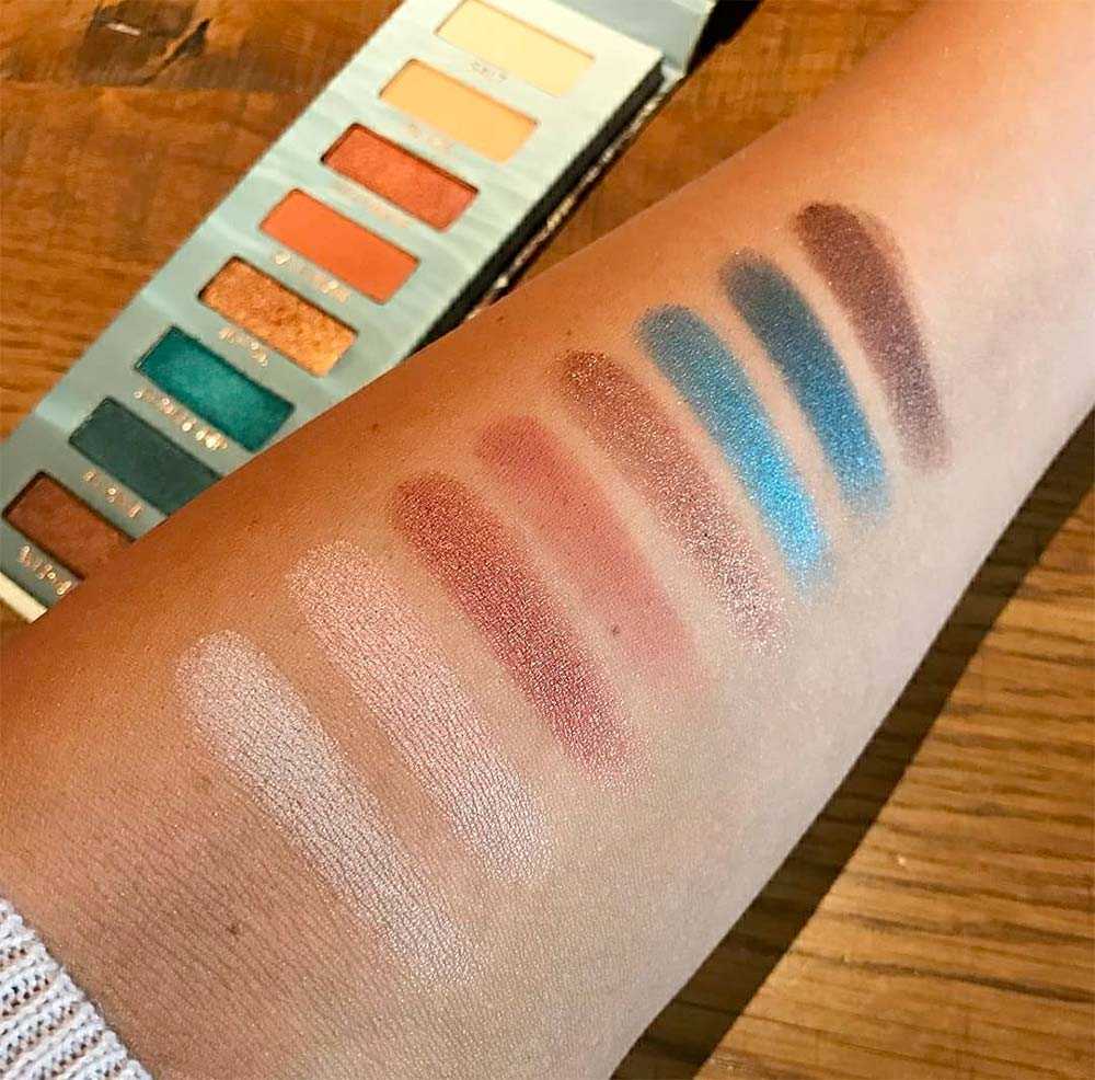Urban Decay Beached Palette Swatches