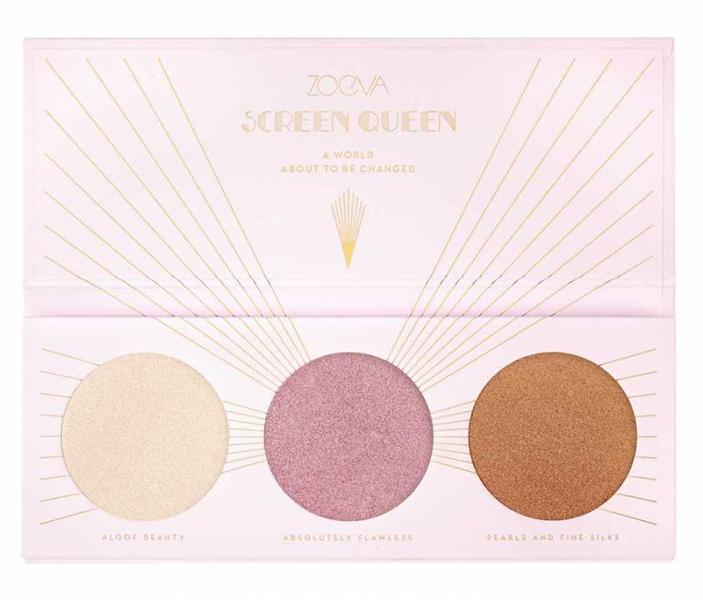 ZOEVA Screen Queen palette 3 illuminanti toni caldi