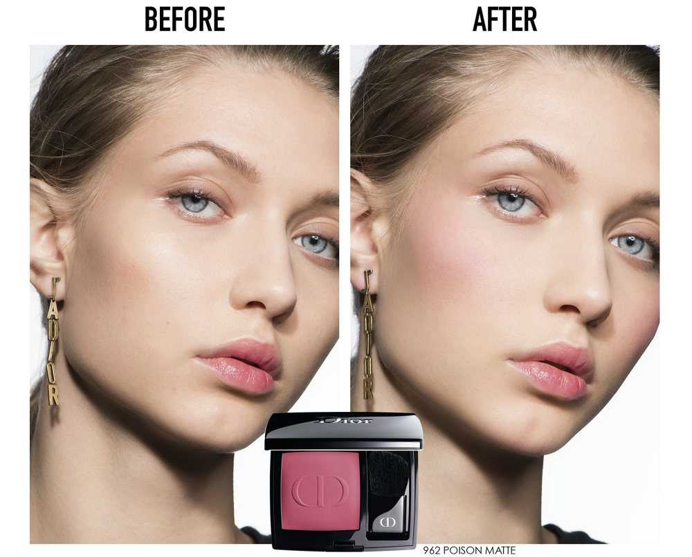 dior blush rouge effetto sulla pelle