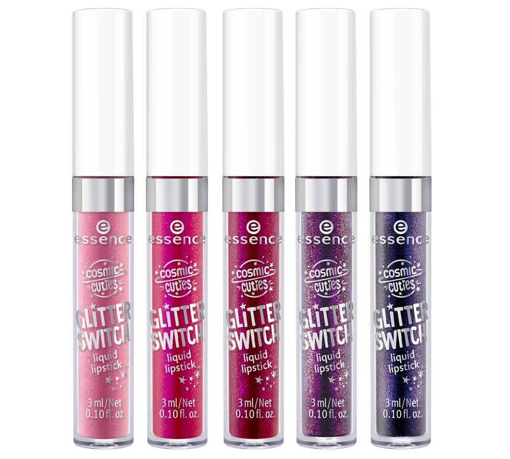 lucida labbra top coat Essence Cosmic Cuties Glitter Switch Liquid Lipstick