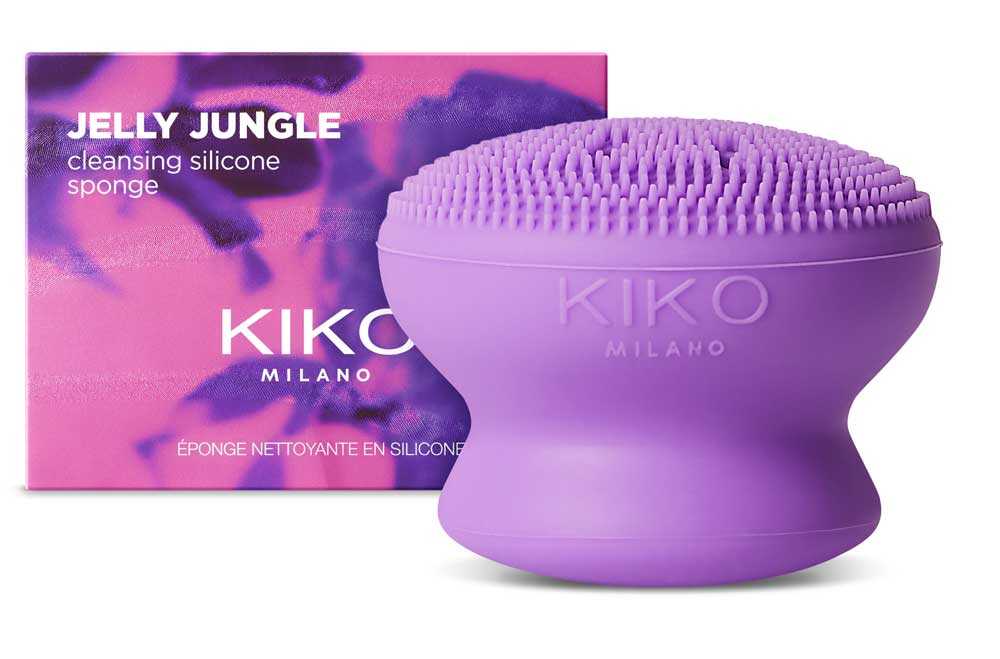 Kiko spugnetta silicone Jelly Jungle Cleansing sponge