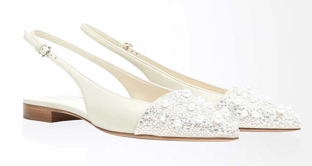 Max Mara scarpe sposa basse 2020