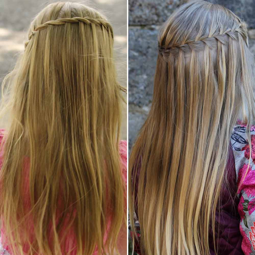 Pettinature bambine capelli lunghi