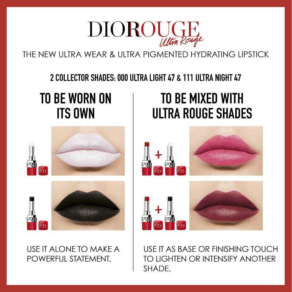 dior rouge lipstick ultra rouge