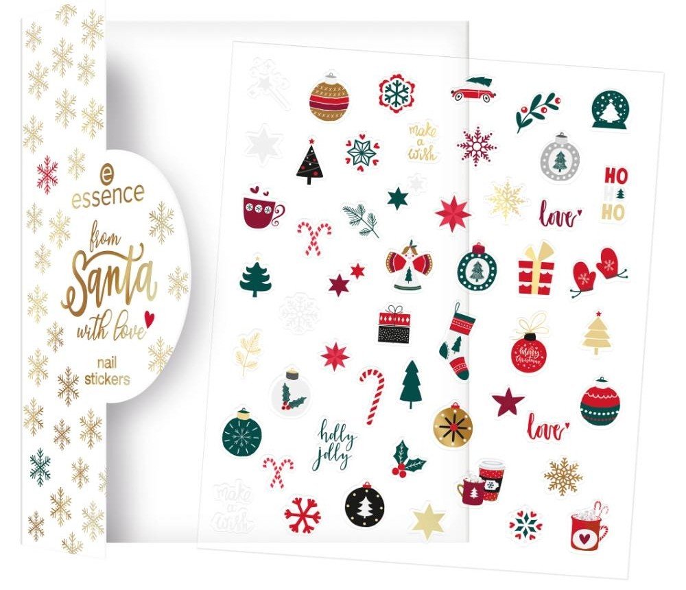 Sticker unghie Essence Natale 2019