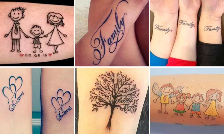 Dripping Culling holy Tatuaggio Famiglia: 200 foto e idee bellissime a cui ispirarsi - Beautydea