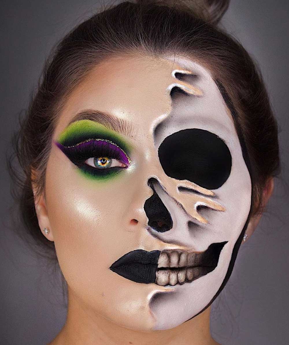 Trucco Halloween su Instagram