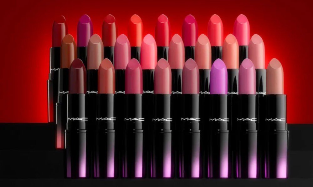 Mac Rossetti Love Me Lipstick 24 Shade Di Nude Rosso E Viola