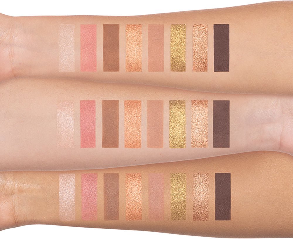 Swatches palette Too Faced Shake Your Palm Palms