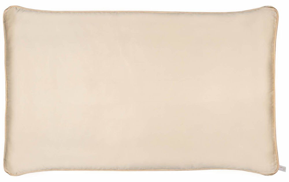 LilySilk Federa di Seta federe Seta Stile Oxford di Un Pezzo 19 Momme Bianco 50x75+5cm