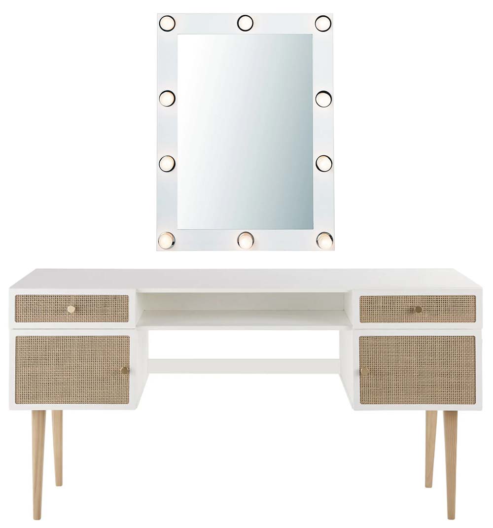 Vanity table Maisons du Monde con specchio Loge