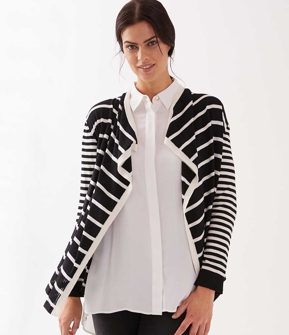 Cardigan a righe Cardigan a righe