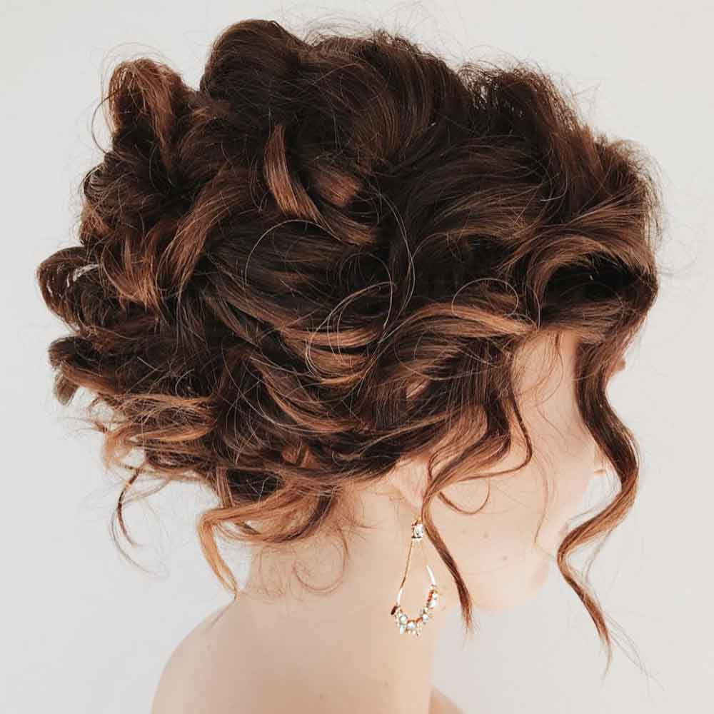 Capelli ricci pettinature da giorno Capelli ricci pettinature da giorno
