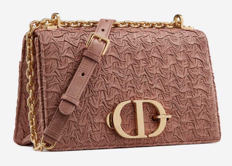 Borsa Dior 30 Montaigne in agnello craquele