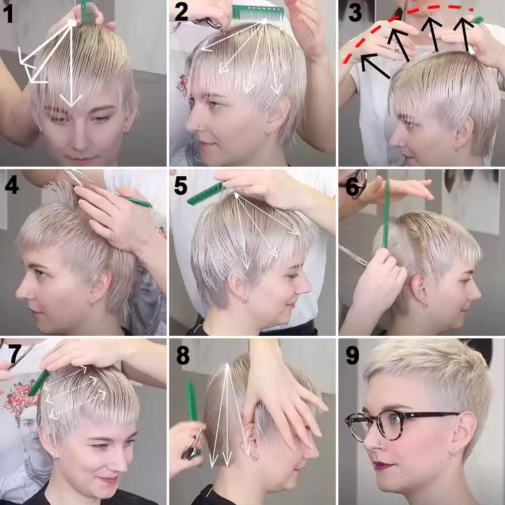 Come tagliare capelli pixie cut