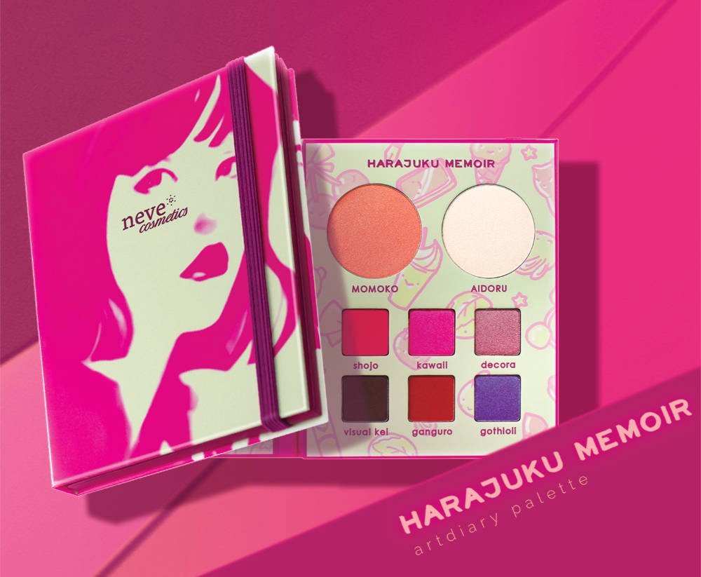 Neve Cosmetics palette Harajuku Memoir