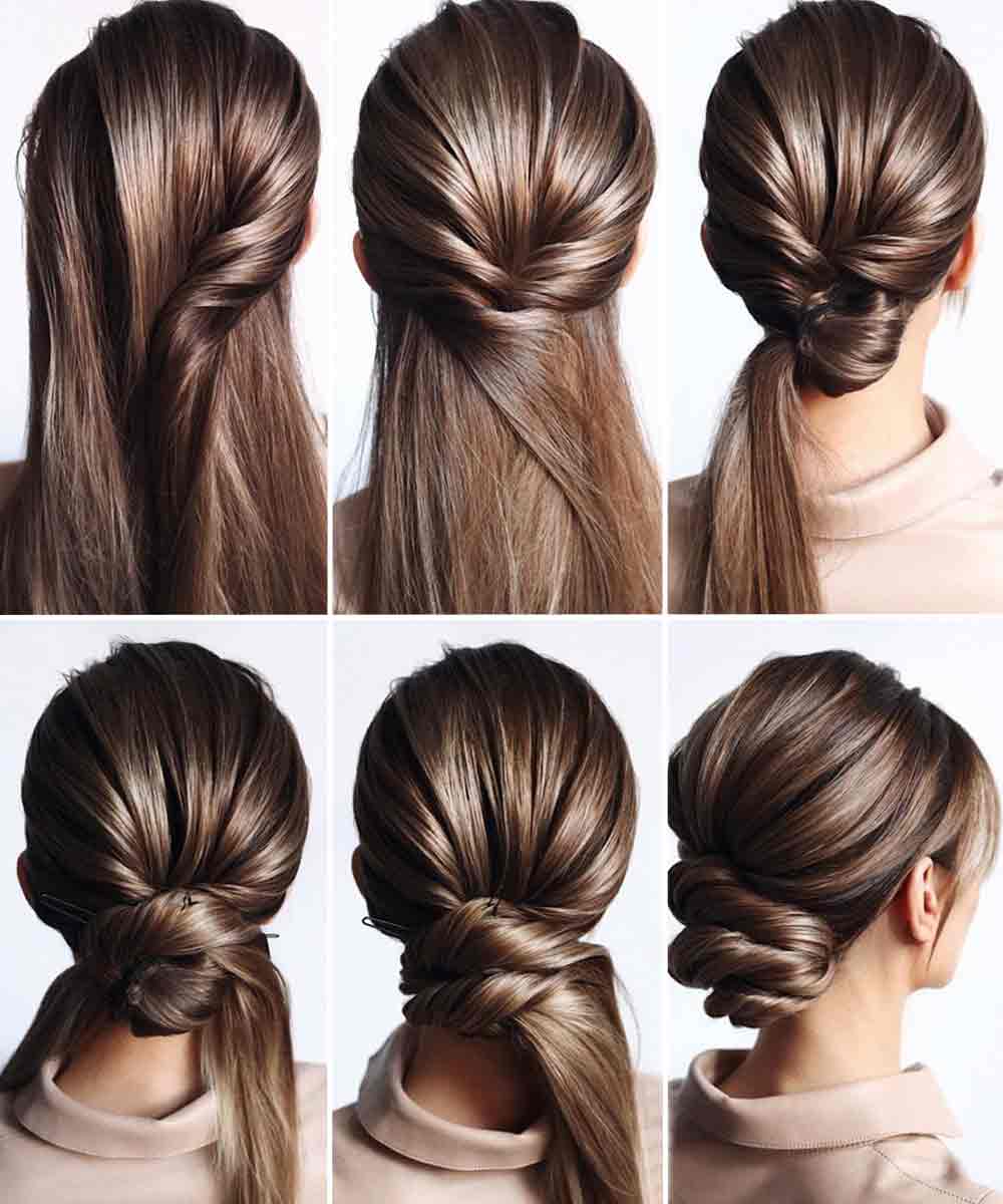 Tutorial chignon basso Tutorial chignon basso