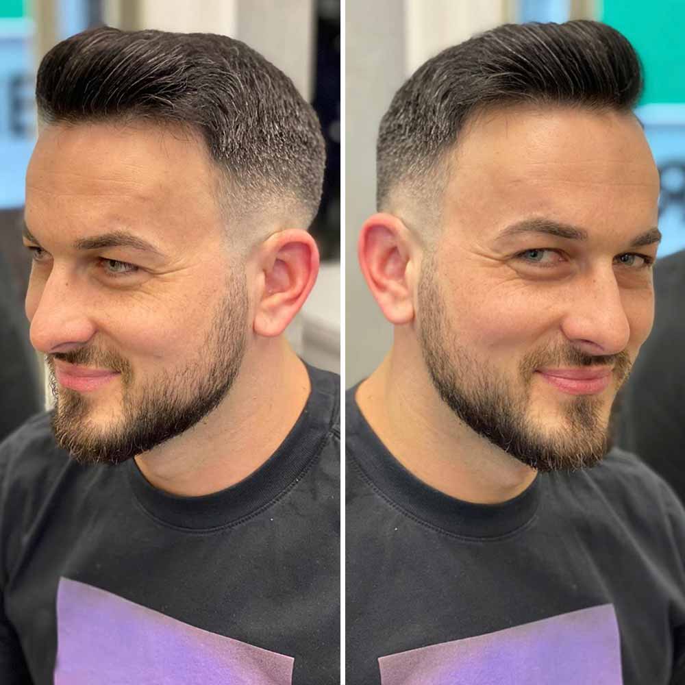 Hairstyle maschile indietro Hairstyle maschile indietro