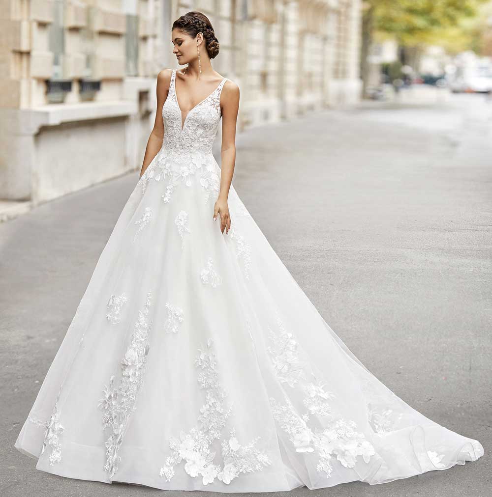 Vestito sposa in pizzo