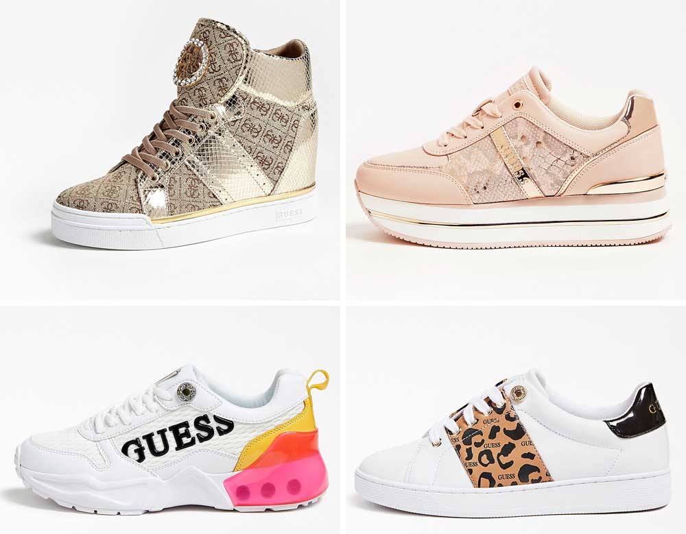 scarpe guess leopardate