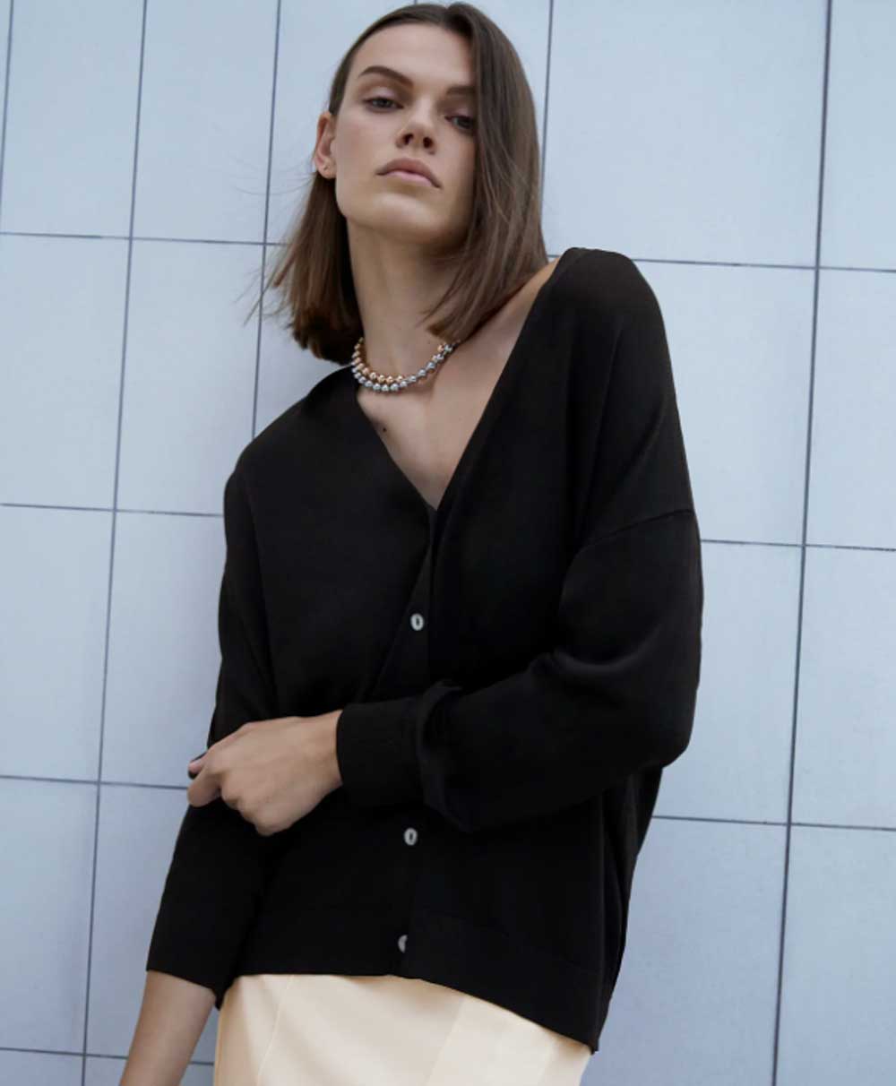 Cardigan con bottoni Cardigan con bottoni