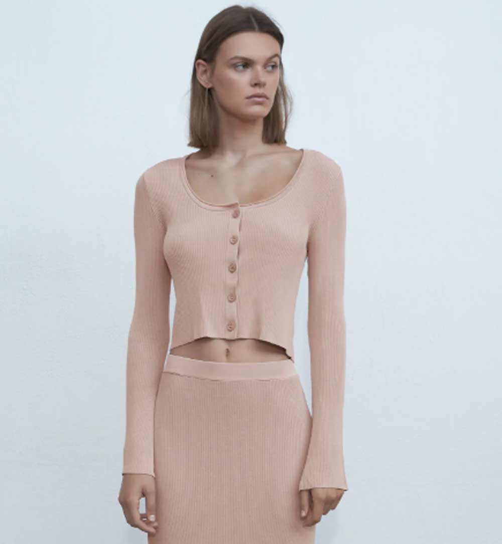 Cardigan a costine Cardigan a costine