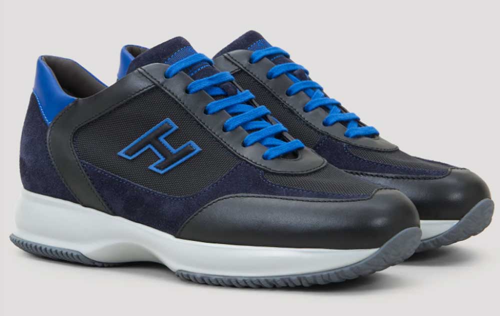 scarpe hogan blu uomo