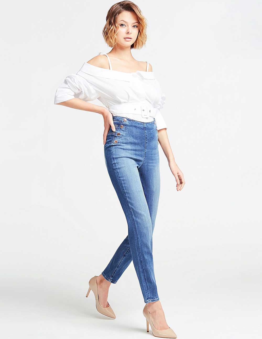 Jeans a vita alta autunno inverno 2020 2021 Jeans a vita alta autunno inverno 2020 2021