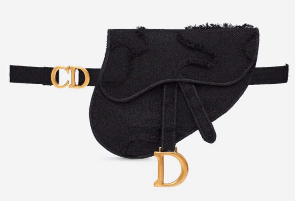Marsupio nero Dior