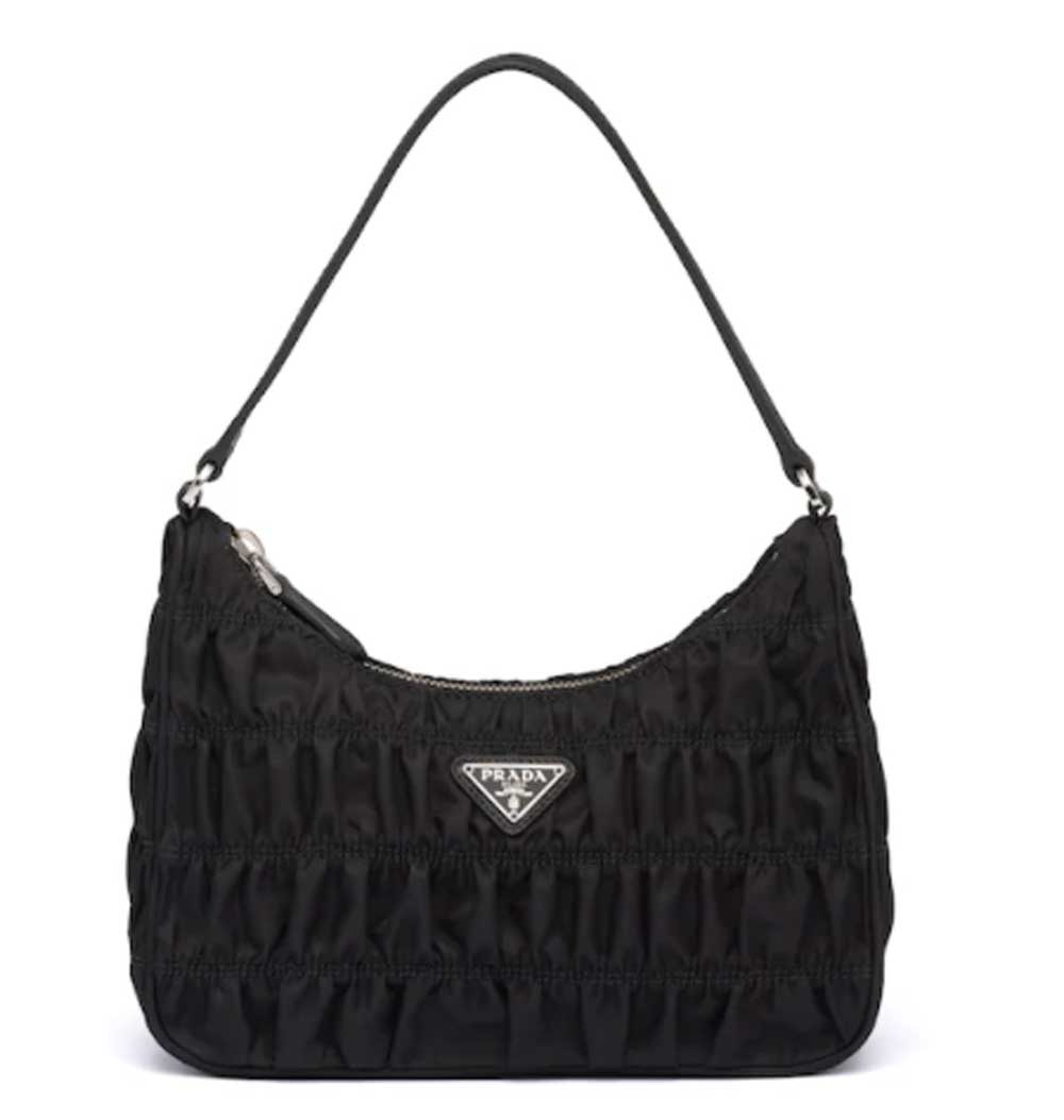 Mini borsa in sales nylon e saffiano prada