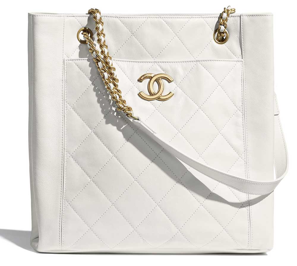 Shopper Chanel bianca