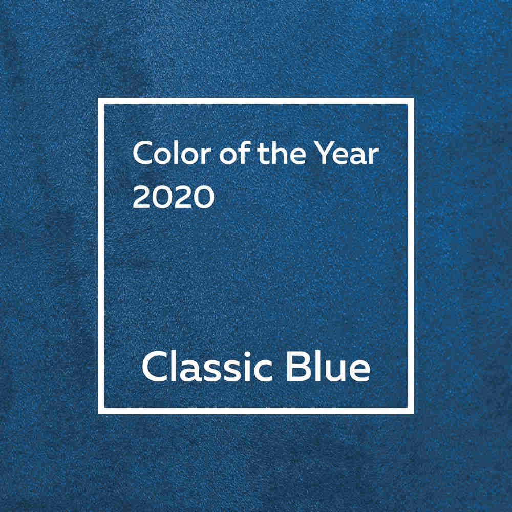 Pantone Color of the Year 2020 Classic Blue