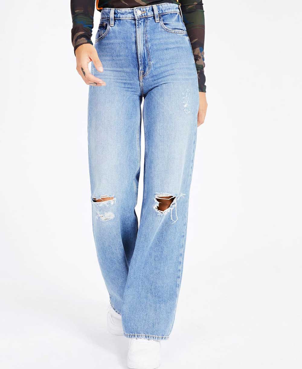 Jeans strappati larghi 