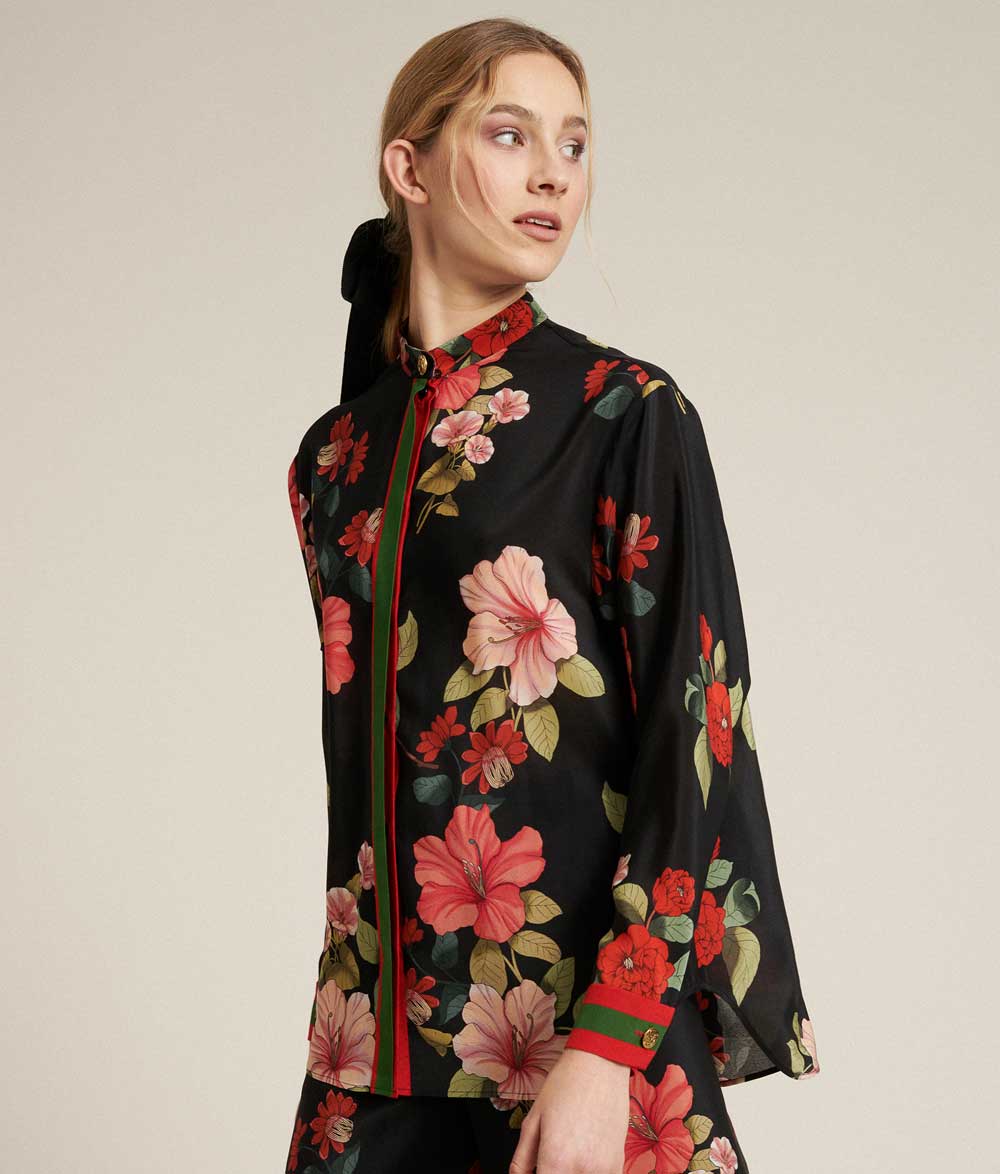 Camicia a fiori Luisa Spagnoli Camicia a fiori Luisa Spagnoli