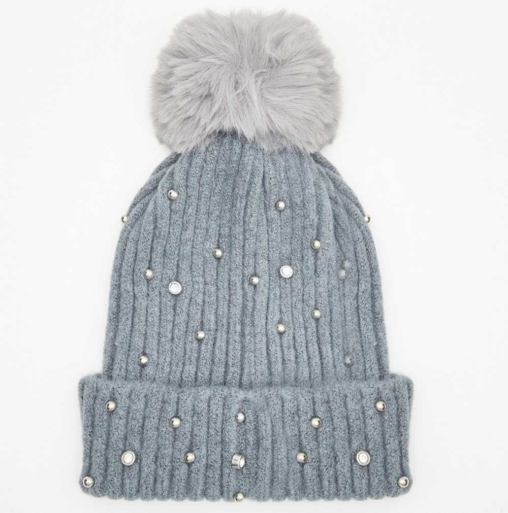 Cappello invernale da donna in lana lavorato a maglia con piccoli cristalli di pelliccia grande Pom Pom Cap da sci Snowboard Cappelli MFAZ Morefaz Ltd Cappello invernale da donna in lana lavorato a maglia con piccoli cristalli di pelliccia grande Pom Pom Cap da sci Snowboard Cappelli MFAZ Morefaz Ltd