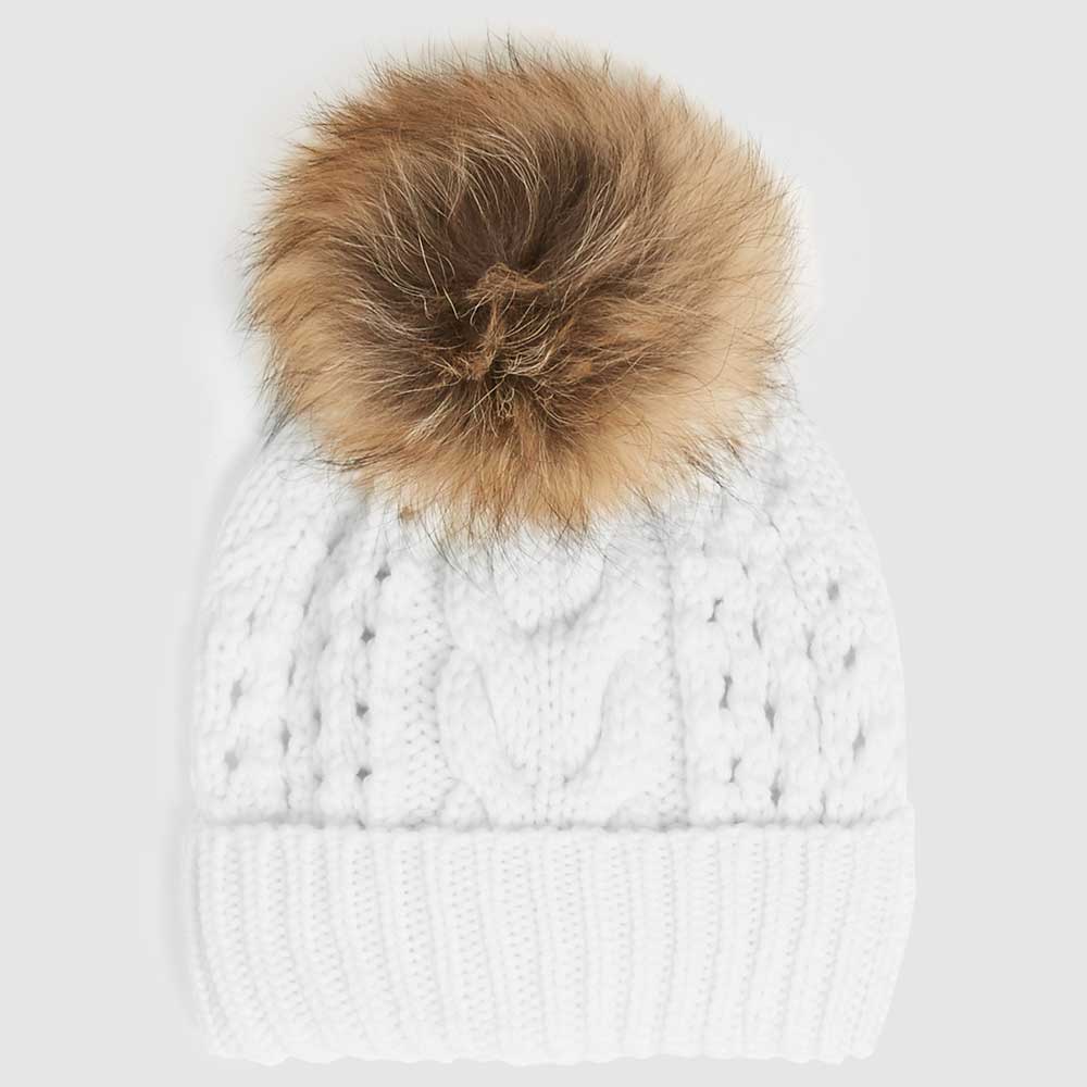 Cappello invernale bianco