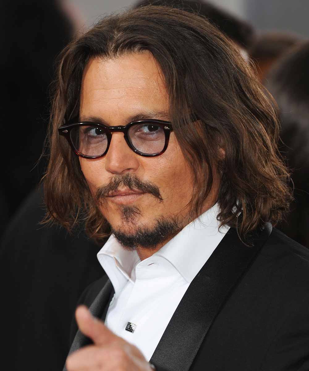 Johnny Depp capelli lunghi