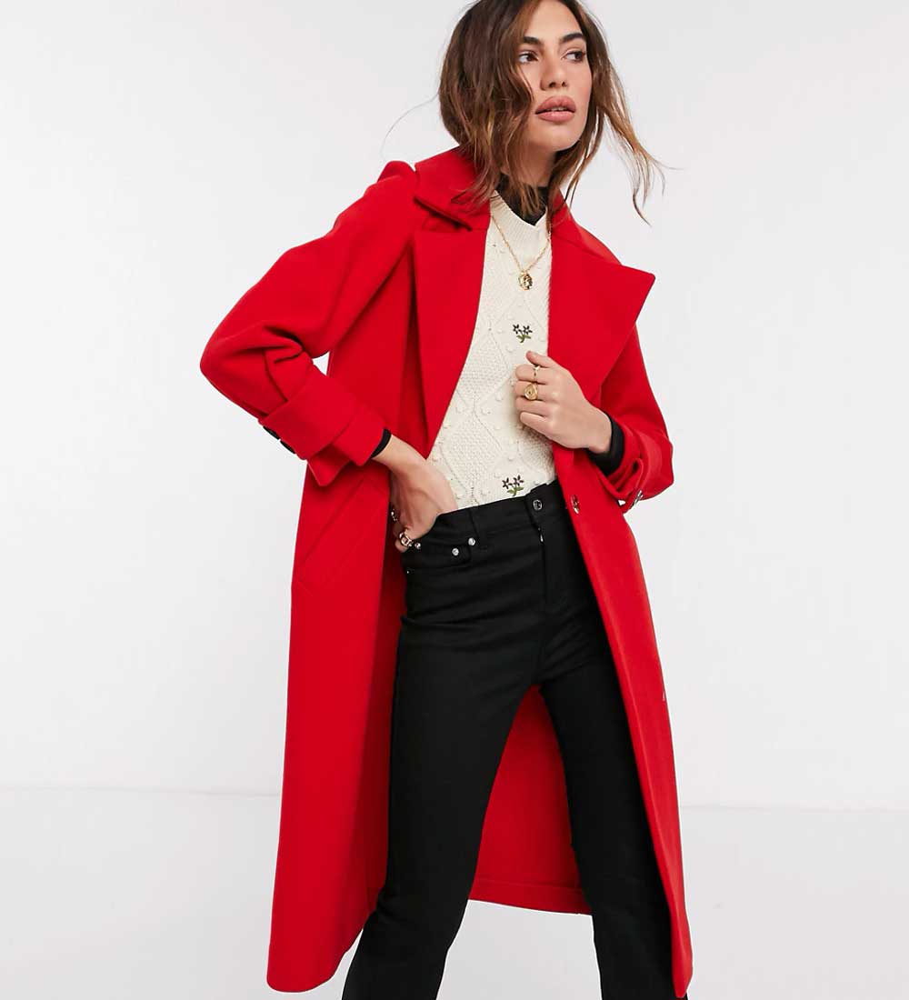 giaccone rosso donna