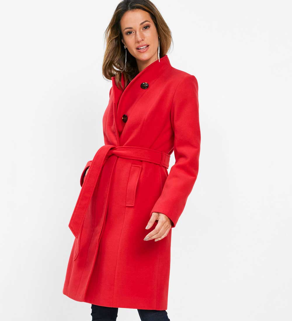cappotto rosso donna