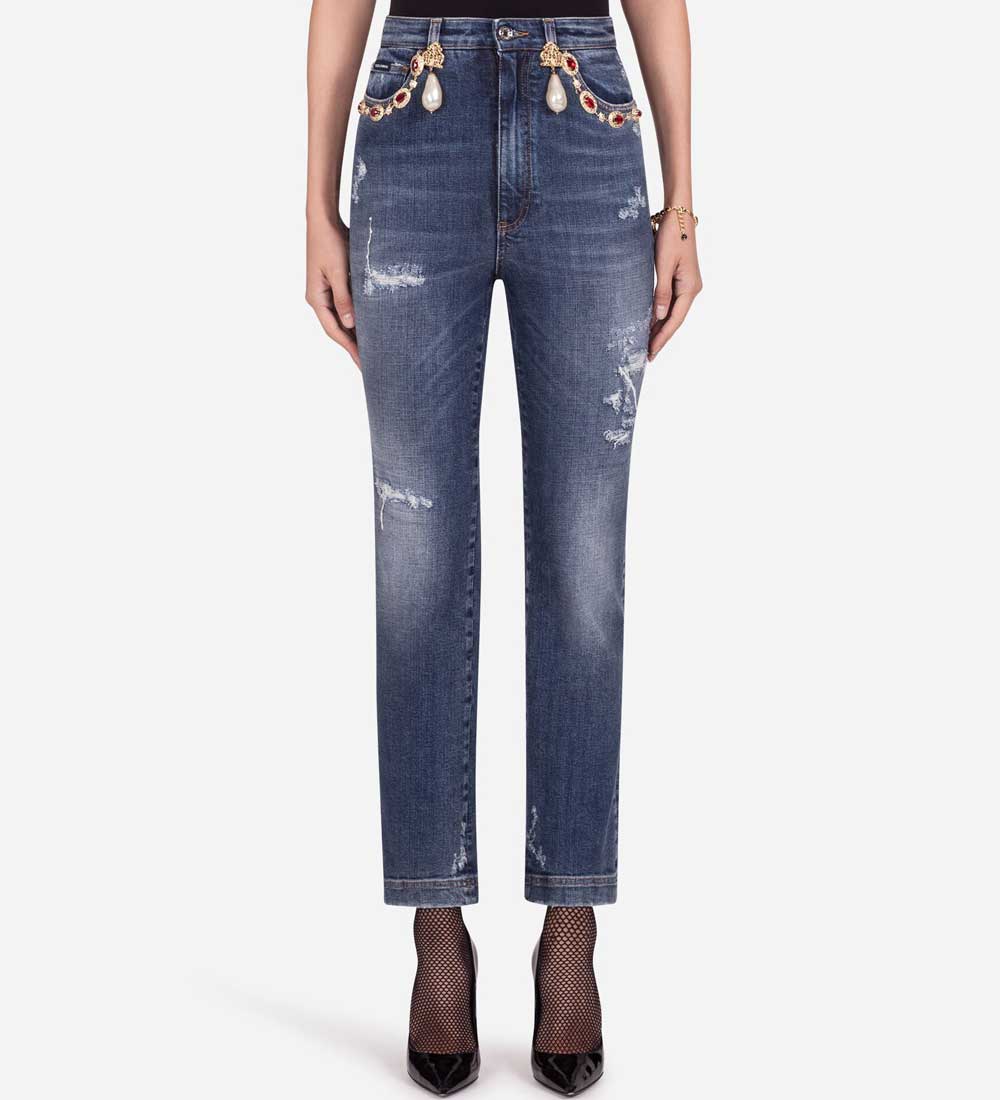 Jeans perle Dolce & Gabbana Jeans perle Dolce & Gabbana