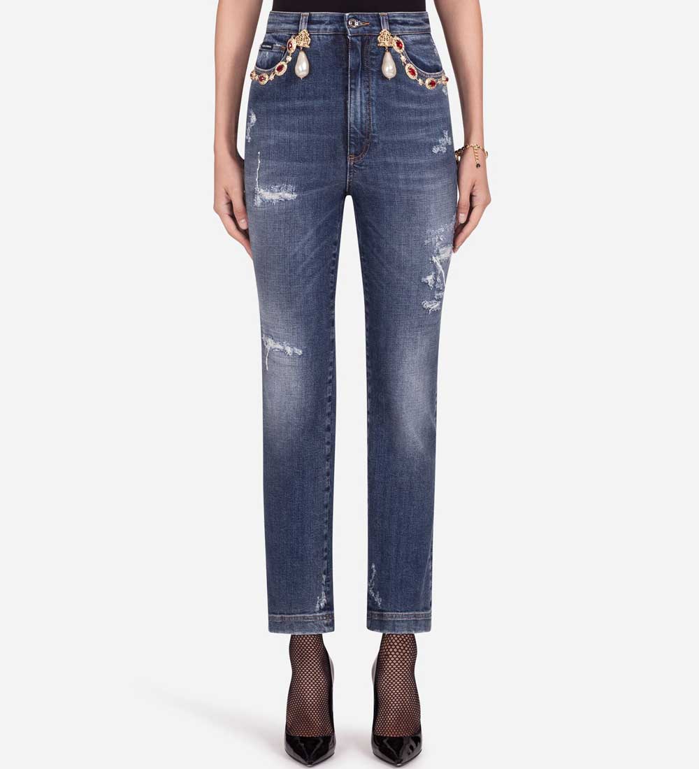 Jeans perle Dolce & Gabbana