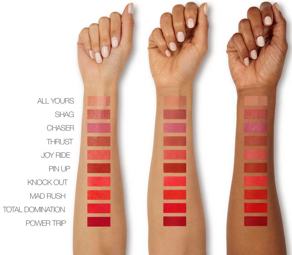 Swatches rossetti Air Matte Lip Color Nars