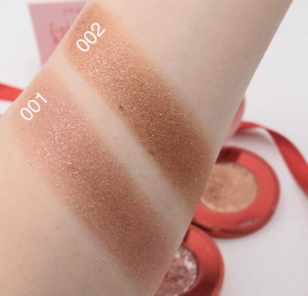 Swatches ombretti Pupa Fight Like a Woman 