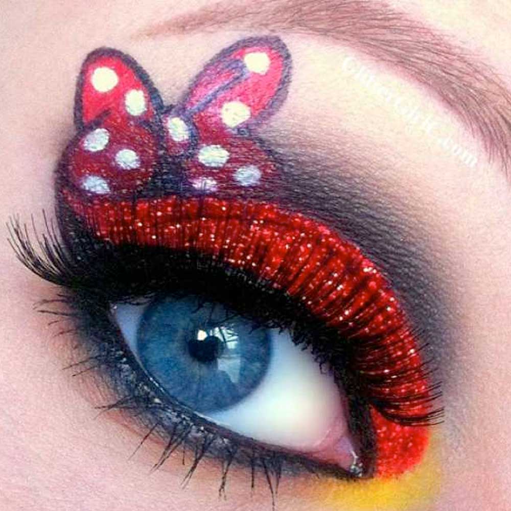 Disney personaggi trucco carnevale Minnie