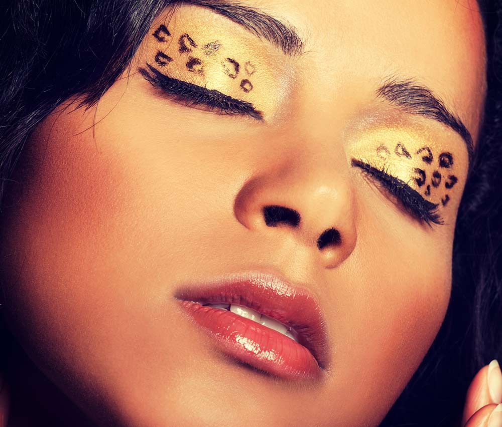 Make up occhi carnevale leopardato