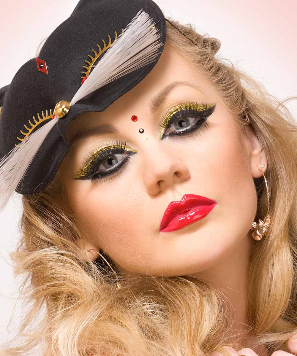 Trucco pin up carnevale 