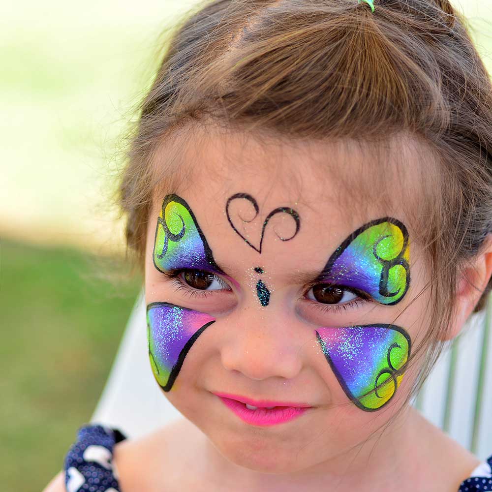 Trucco carnevale bambini farfalla