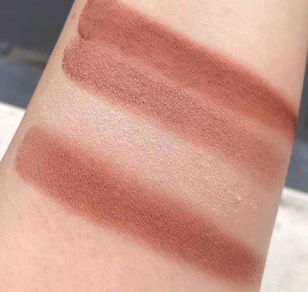 Swatches palette ombretti Chanel 