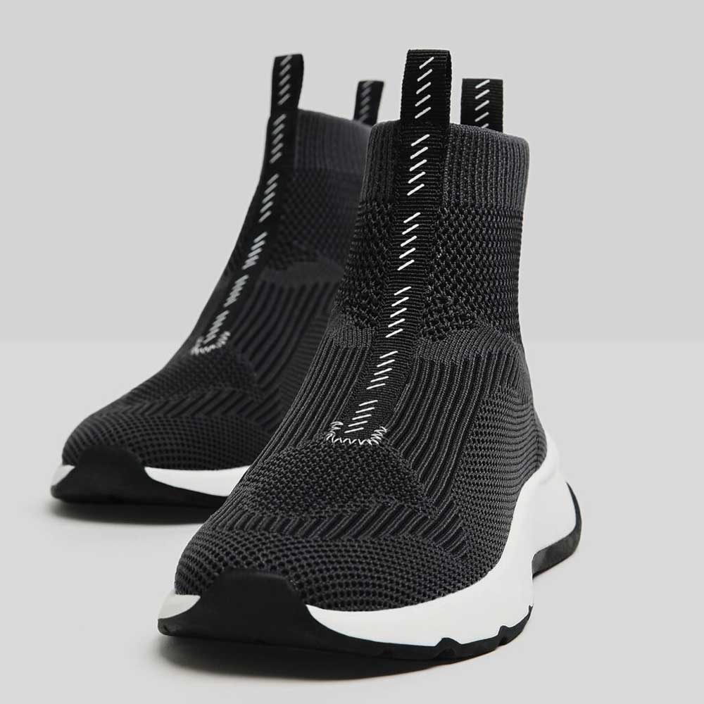 sneakers nere a calzino sneakers nere a calzino